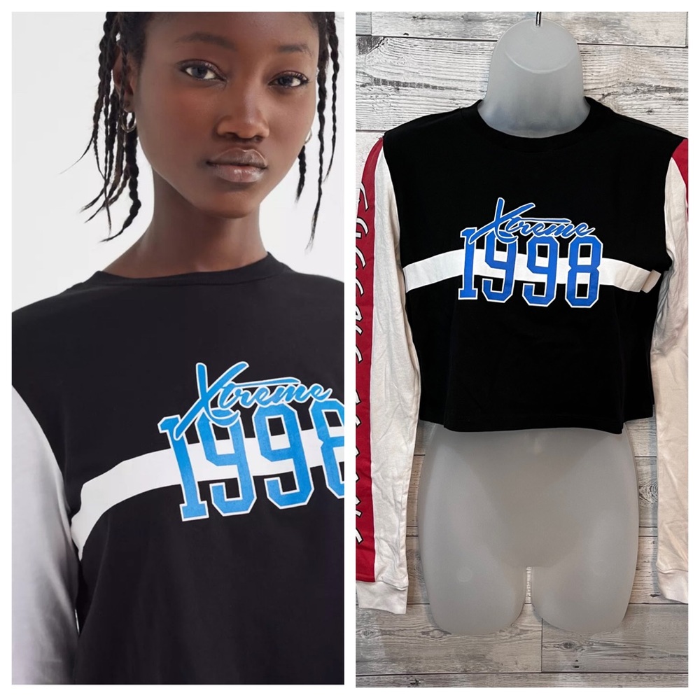 Urban Outfitters Moto Xtreme Long Sleeve 90s Tee Size S